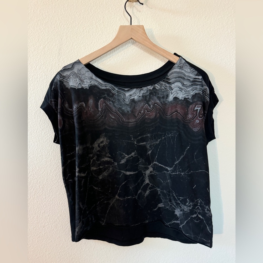 ❤️ Allsaints Crop Mineral Tee | Sz XS